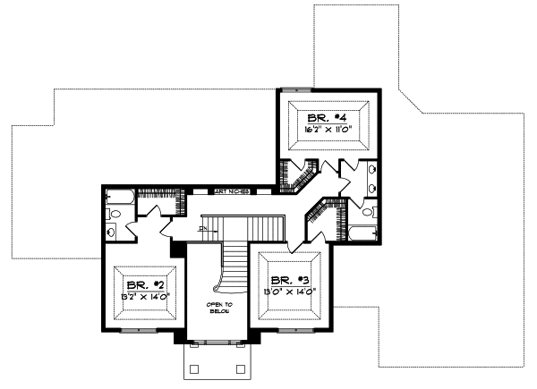 Upper/Second Floor Plan: 7-414