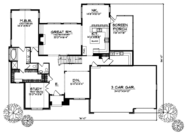 Main Floor Plan: 7-416