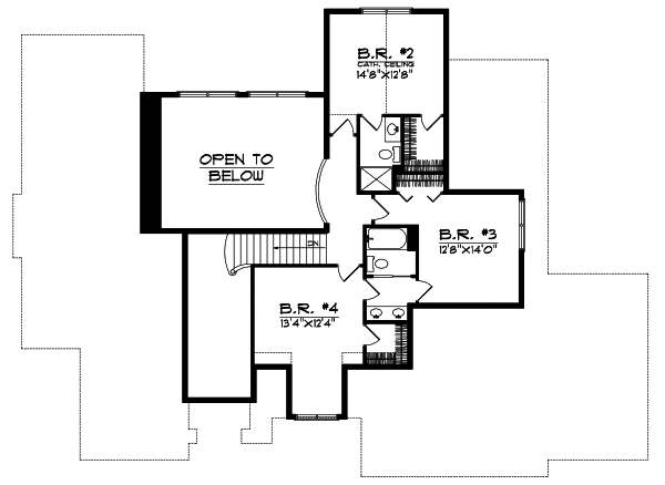 Upper/Second Floor Plan: 7-416