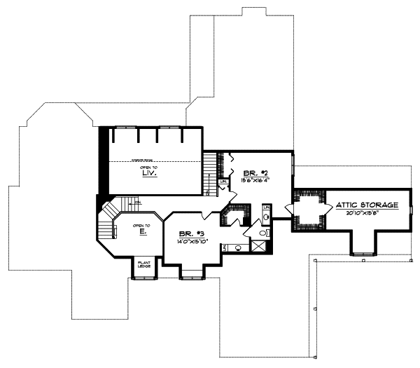 Upper/Second Floor Plan: 7-418