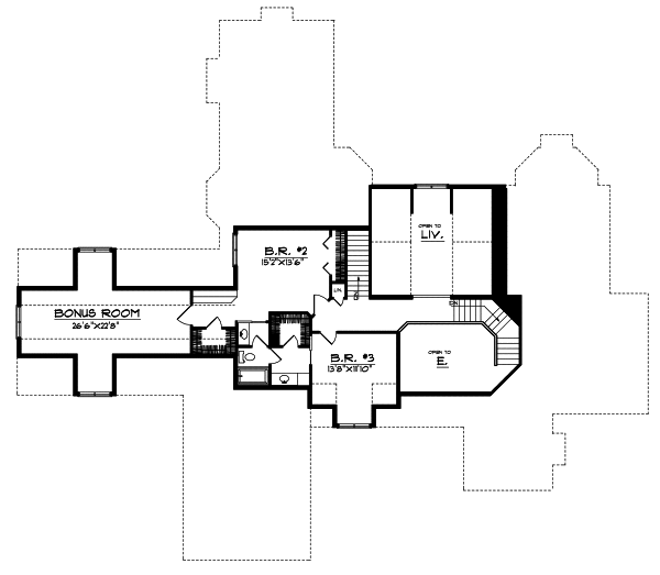 Upper/Second Floor Plan: 7-419