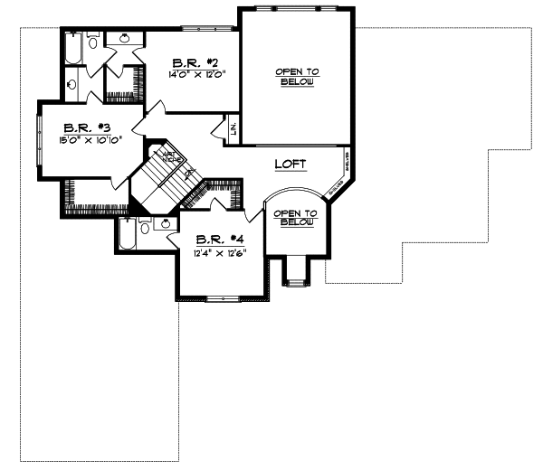 Upper/Second Floor Plan: 7-420