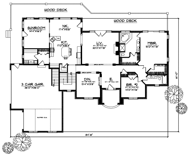 Main Floor Plan: 7-421