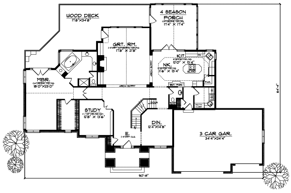 Main Floor Plan: 7-422