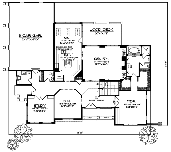 Main Floor Plan: 7-425