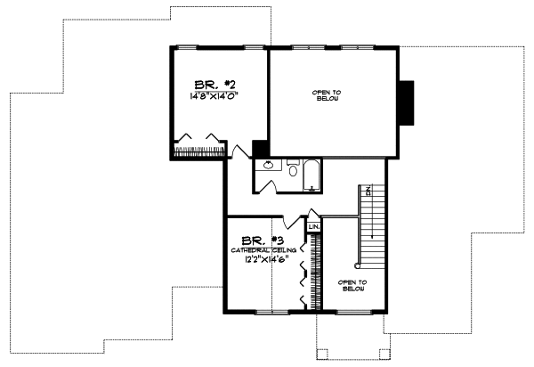 Upper/Second Floor Plan: 7-426
