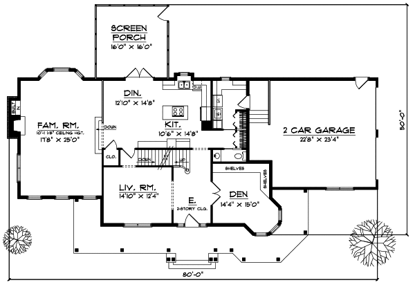 Main Floor Plan: 7-427