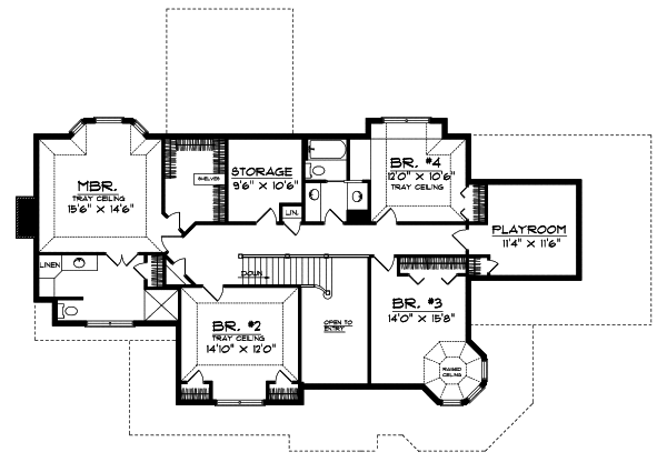 Upper/Second Floor Plan: 7-427