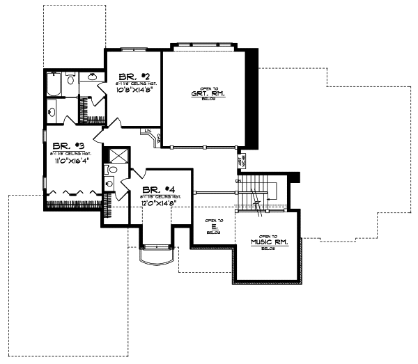 Upper/Second Floor Plan: 7-428