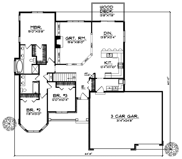 Main Floor Plan: 7-429