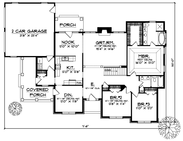Main Floor Plan: 7-434