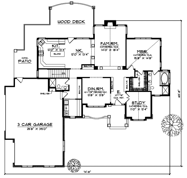 Main Floor Plan: 7-436