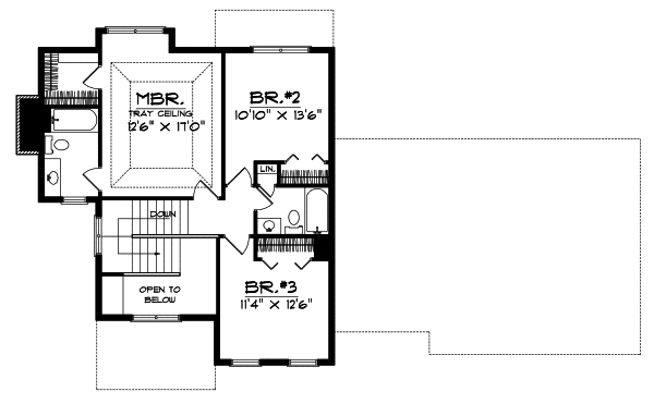 Upper/Second Floor Plan: 7-437