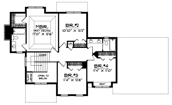 Upper/Second Floor Plan: 7-440