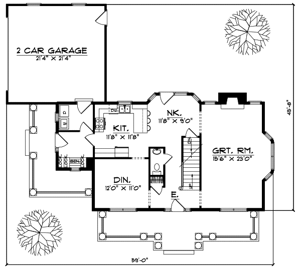 Main Floor Plan: 7-442