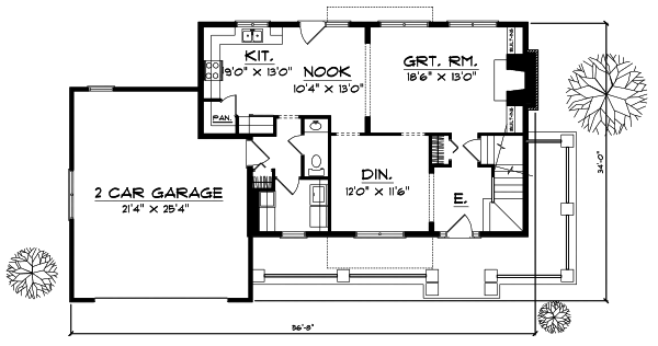 Main Floor Plan: 7-443