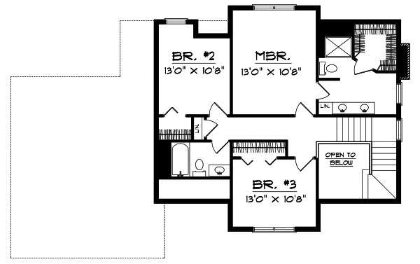Upper/Second Floor Plan: 7-443