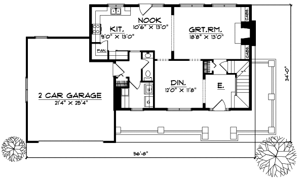 Main Floor Plan: 7-444