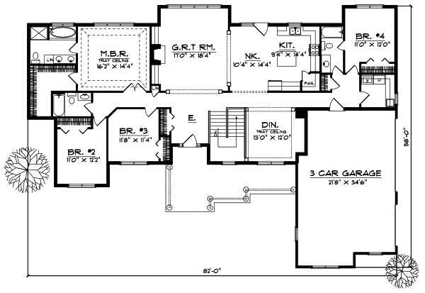 Main Floor Plan: 7-445