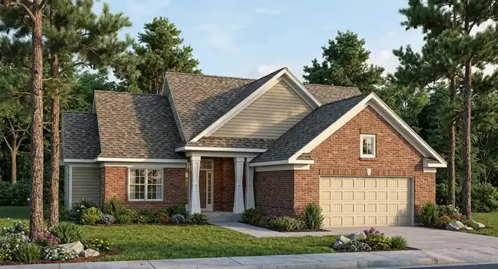 Traditional house plans 7-450 - front exterior, 2,838 sq ft, 4 bed, 3 bath house plans | Monster House Plans