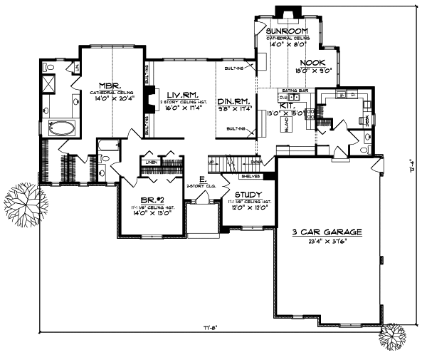 Main Floor Plan: 7-451