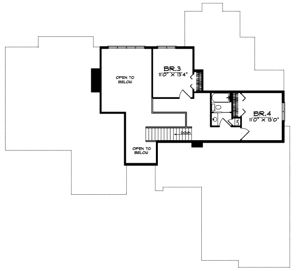 Upper/Second Floor Plan: 7-451