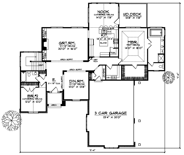 Main Floor Plan: 7-452