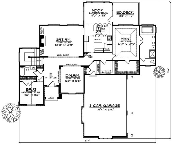 Main Floor Plan: 7-453