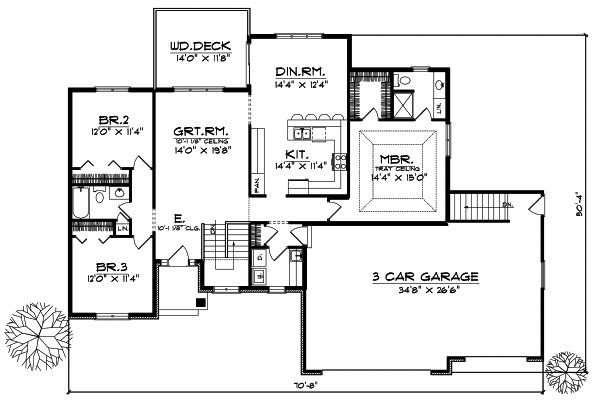 Main Floor Plan: 7-454