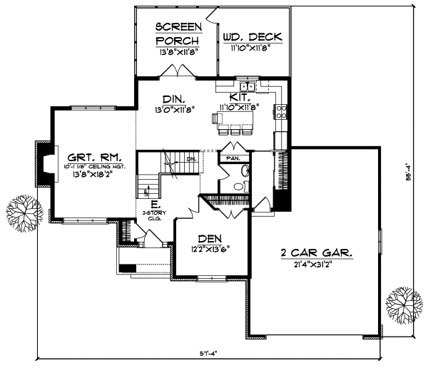 Main Floor Plan: 7-455
