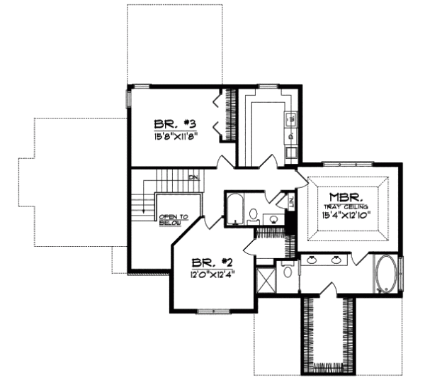 Upper/Second Floor Plan: 7-455