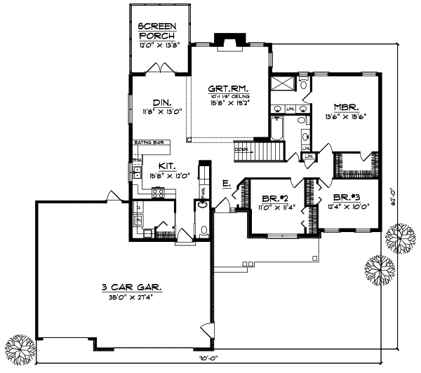 Main Floor Plan: 7-457
