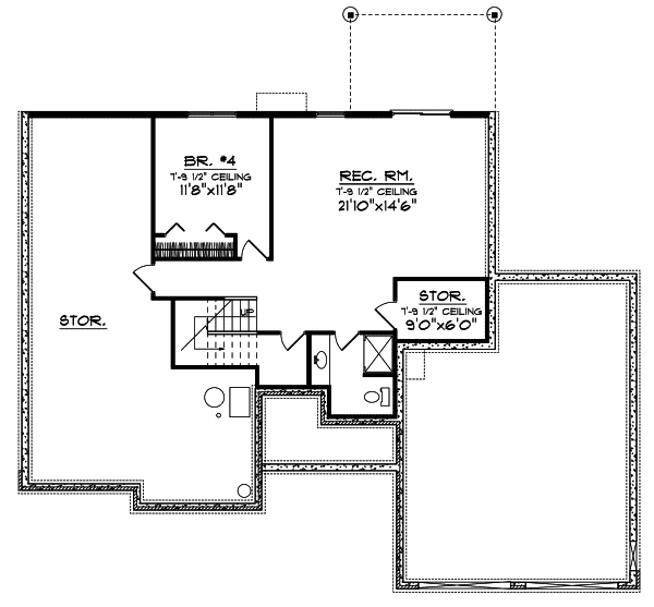 Lower Floor Plan: 7-461