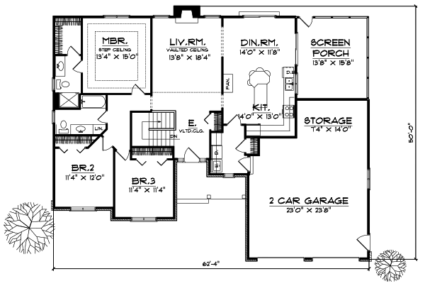 Main Floor Plan: 7-461