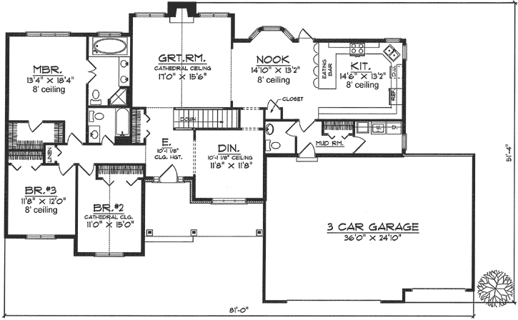 Main Floor Plan: 7-462
