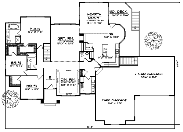 Main Floor Plan: 7-463