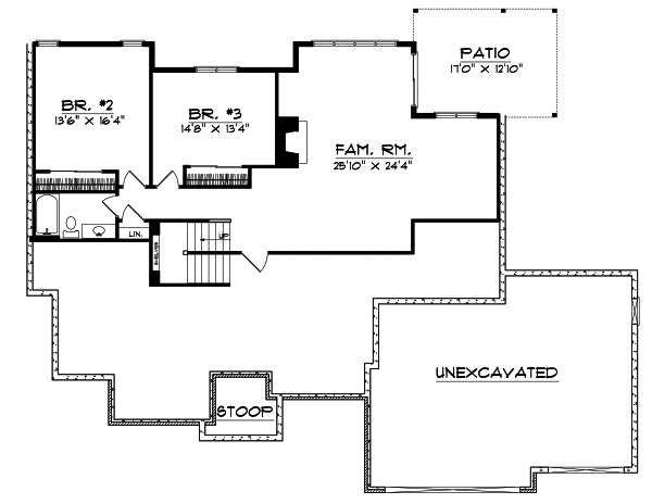 Lower Floor Plan: 7-464