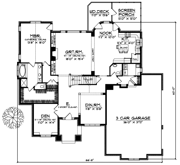 Main Floor Plan: 7-466