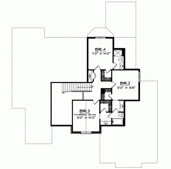 Upper/Second Floor Plan: 7-466