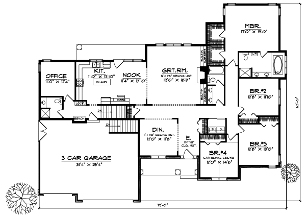 Main Floor Plan: 7-468