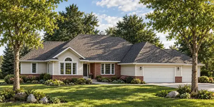 Traditional house plans 7-469 - front exterior, 3,513 sq ft, 3 bed, 2 bath house plans | Monster House Plans
