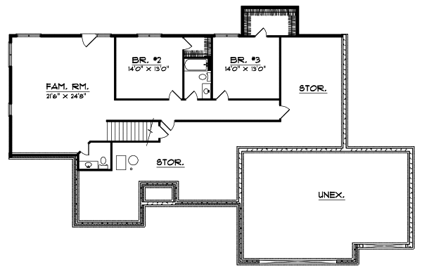 Lower Floor Plan: 7-469