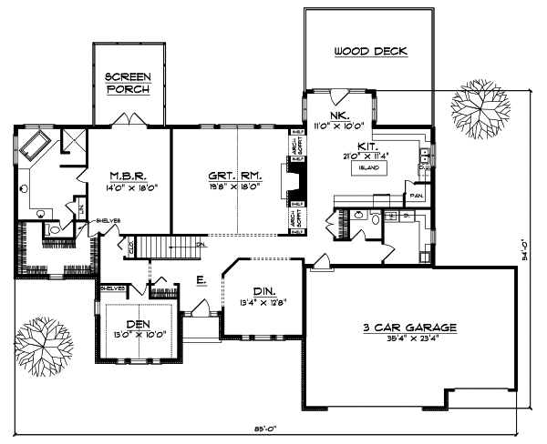 Main Floor Plan: 7-469