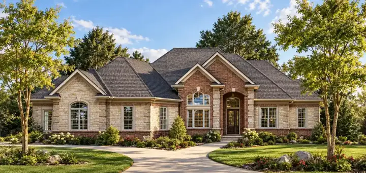 Traditional house plans 7-476 - front exterior, 2,323 sq ft, 2 bed, 2 bath house plans | Monster House Plans