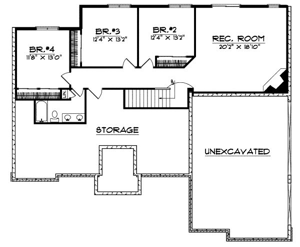 Lower Floor Plan: 7-478