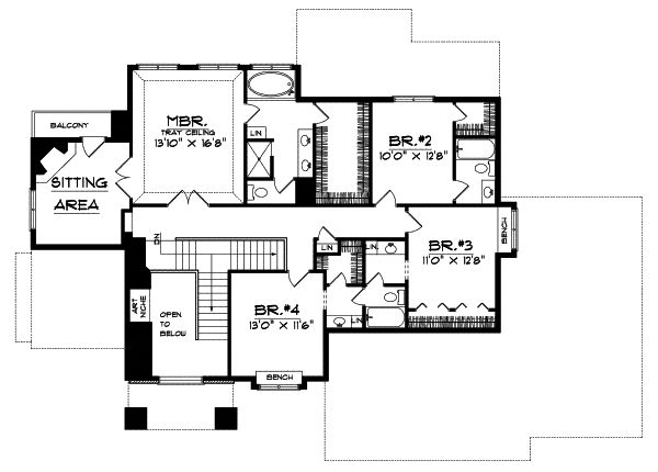 Upper/Second Floor Plan: 7-480