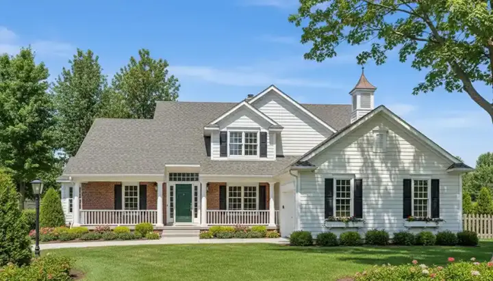 Country house plans 7-487 - front exterior, 2,137 sq ft, 4 bed, 2 bath house plans | Monster House Plans