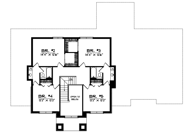 Upper/Second Floor Plan: 7-489