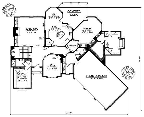 Main Floor Plan: 7-490