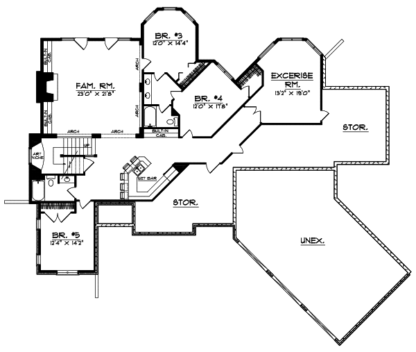 Lower Floor Plan: 7-491
